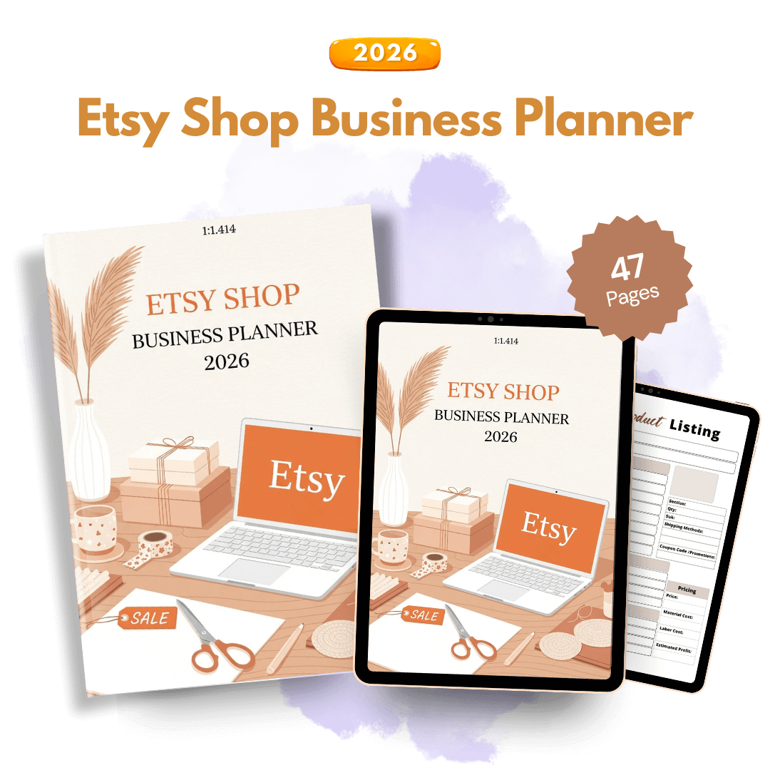 Etsy Shop Business Planner
