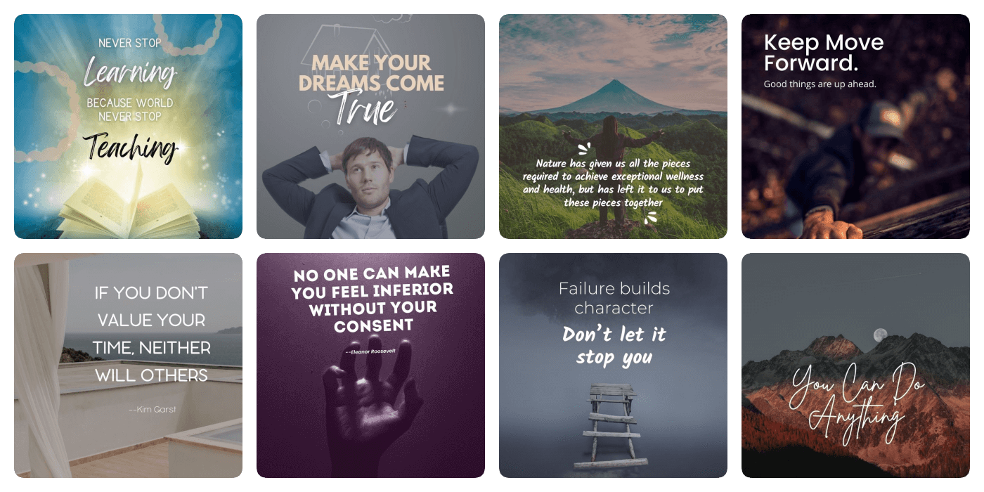 Motivational Quotes (Square) 1